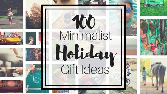 100 minimalist holiday gift ideas
