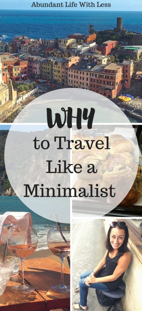 Why To Travel Like a Minimalist Pinterest Image