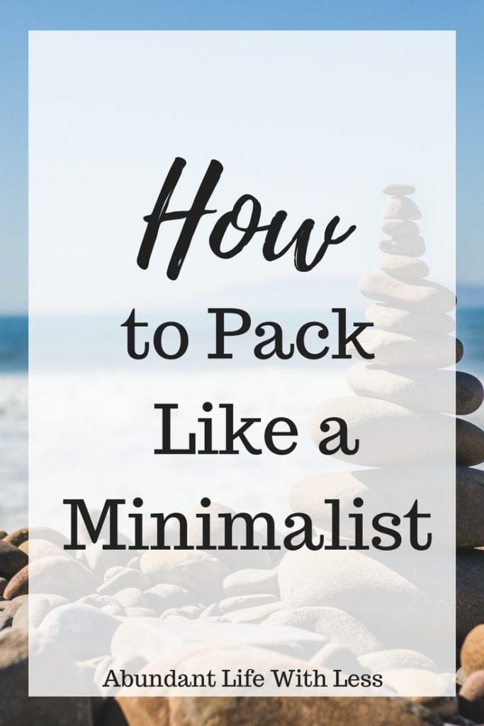 How to Pack Like a Minimalist 