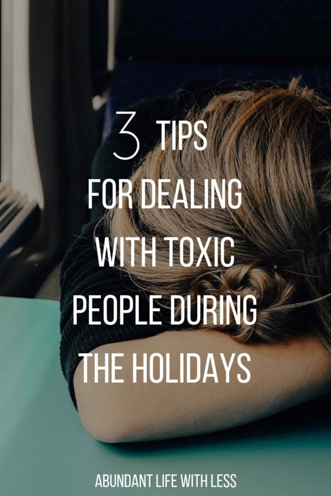 Toxic People During Holidays