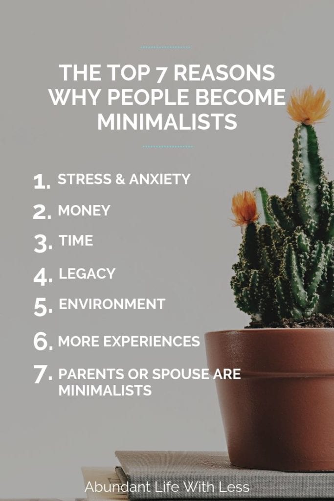 why people become minimalists