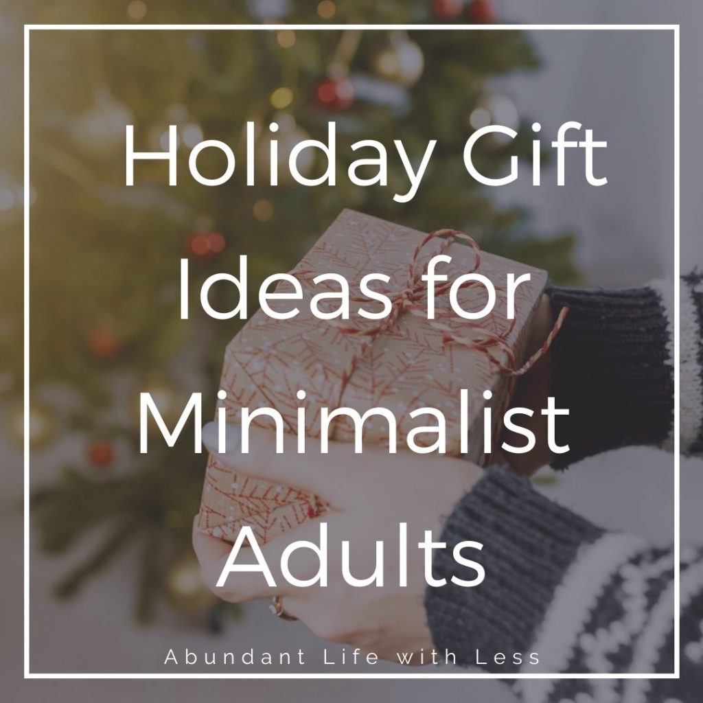 gift ideas for minimalist adults